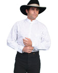 Flur Stripe Notch Collar Shirt - RW157X
