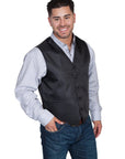 No Lapel Diamond Dot Vest - RW251N