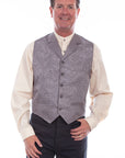 Silk Single Breasted Vest - RW344