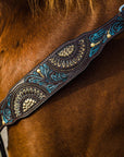 Dark Oil Floral Hand Painted Breastcollar 