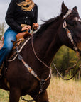Cowhide Clear Browband/One Ear Tack Set 