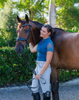 Evolution Mid Waist Full Seat Breeches - Light Alloy Gray