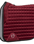 Satin Classic Dressage Saddle Pad (Full) - Crimson Rose