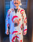Highland Christmas Cow Men's Western Pajama Set