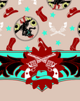 Bourbon Cowgirl Pattern Wild Rag | Rodeo Wildrags at Bourbon Cowgirl