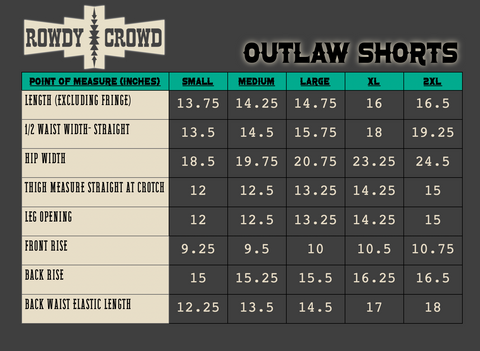 Outlaw Shorts - Everest Ranch