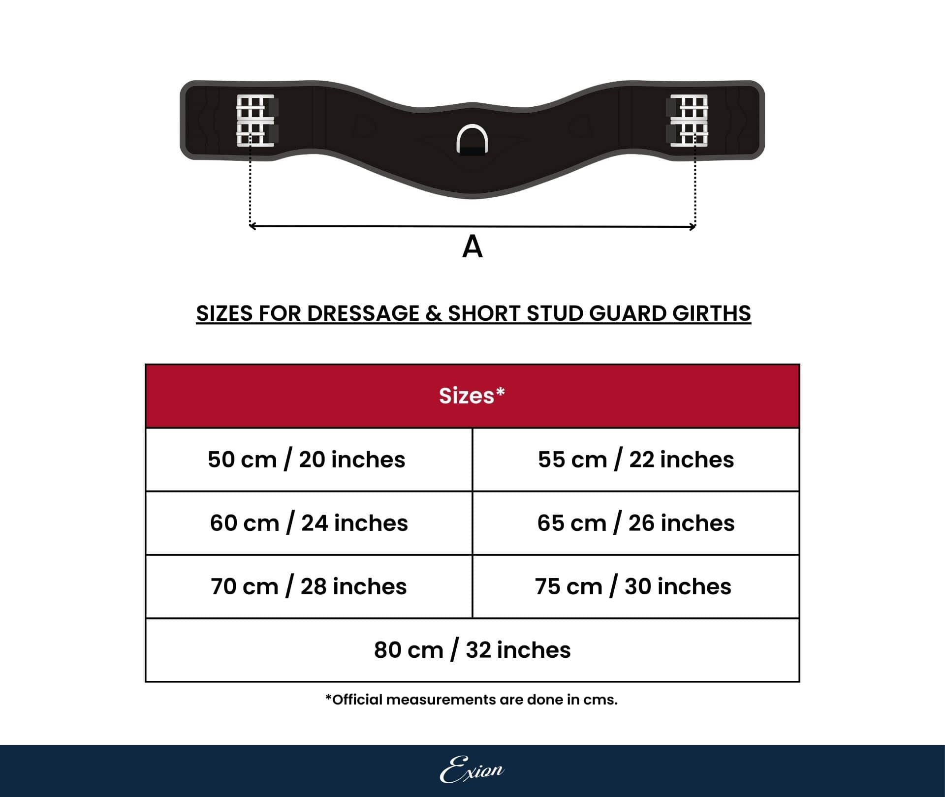 ExionPro &#39;Star&#39; Dressage Girth