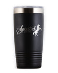 Spirited Horse Travel Coffee Tumbler