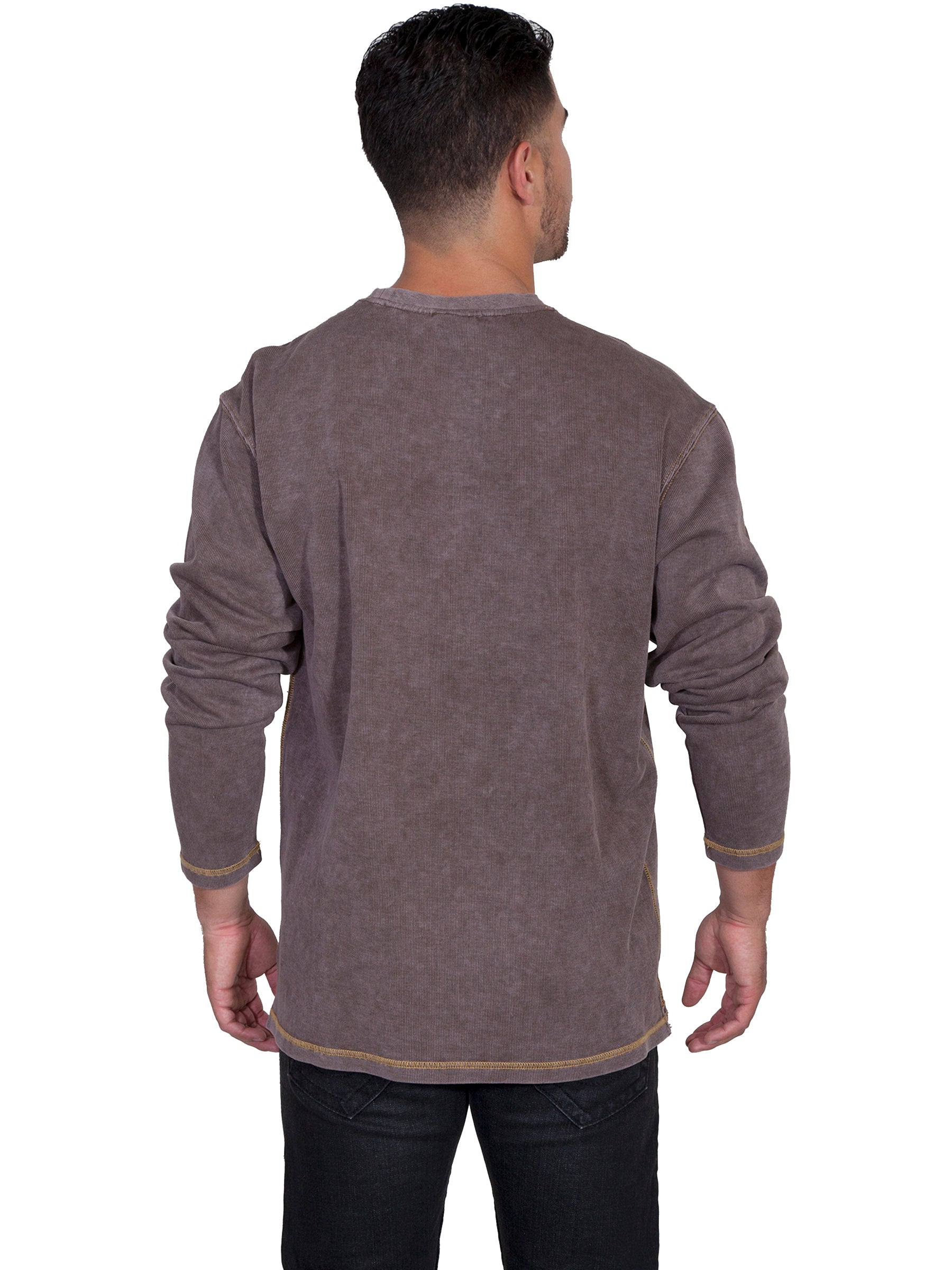 L/s Rib Knit Shirt - TR-058