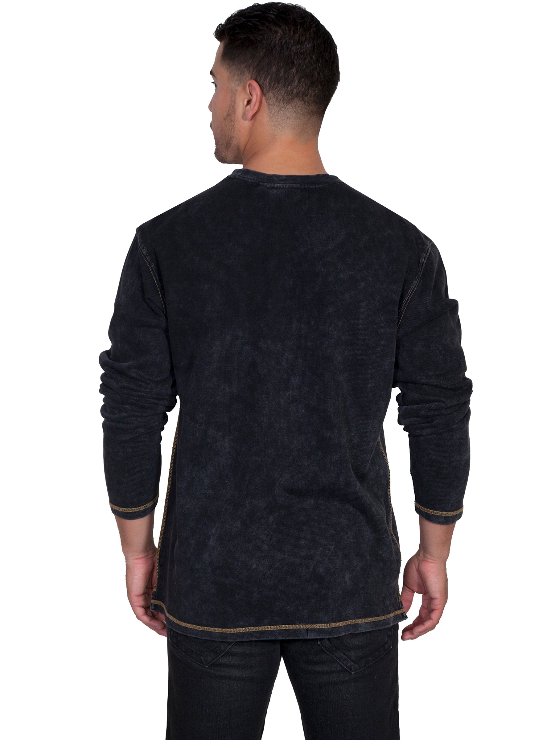 L/s Rib Knit Shirt - TR-058