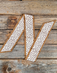 Tan and Brown Western Skinny Mini Wild Rag Scarf / Cowgirl Necktie 