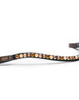 Orange County - Crystal Slimline Browband with Snaps