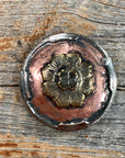 Copper & Gold Flower 1" 