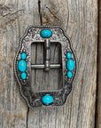 Antique Silver Western Buckles - Assorted