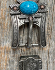 South West Turquoise Western Concho W204