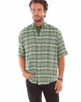 Worn Out's Plaid S/s Shirt - WO001