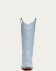 Z5253 - WOMEN'S BABY BLUE EMBROIDERY SNIP TOE COWBOY BOOT