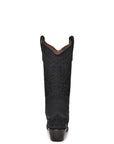 L5433 - WOMEN’S EMBROIDERY BLACK SNIP TOE COWBOY BOOT