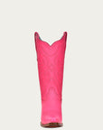 Z5138 - WOMEN'S EMBROIDERY FUCHSIA SNIP TOE COWBOY BOOT