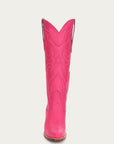Z5157 - WOMEN'S EMBROIDERY FUCHSIA TALL TOP SNIP TOE COWBOY BOOT