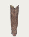 R2295 - WOMEN'S GOAT VINTAGE BROWN EAGLE OVERLAY SNIP TOE COWBOY BOOT