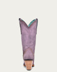 Z5204 - WOMEN'S LILAC LAMB POINTED TOE COWBOY BOOT