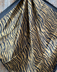 35X35"  Brown Zebra Wild Rag / Scarf WR3376