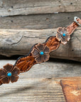 Light Oil Floral Wither Strap 