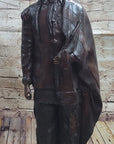 Hot Cast Bronze Native American Indian Chief Sculpture Statue Figure after C.M. Russell