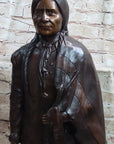 Hot Cast Bronze Native American Indian Chief Sculpture Statue Figure after C.M. Russell