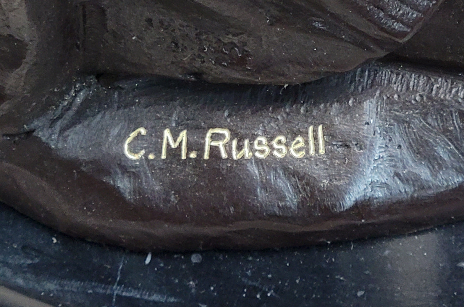 Hot Cast Bronze Native American Indian Chief Sculpture Statue Figure after C.M. Russell