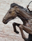 Cheyenne Warrior on Horseback Bronze Sculpture by Frederic Remington