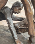 Wicked Pony Western Horseman Bronze Sculpture by Frederic Remington