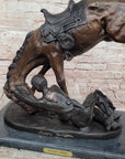 Wicked Pony Western Horseman Bronze Sculpture by Frederic Remington