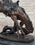 Wicked Pony Western Horseman Bronze Sculpture by Frederic Remington