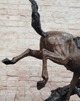 Wicked Pony Western Horseman Bronze Sculpture by Frederic Remington