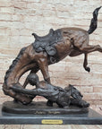 Wicked Pony Western Horseman Bronze Sculpture by Frederic Remington