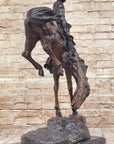 OUTLAW by Frederic Remington Western Cowboy Horseback Bronze Statue Sculpture 27" x 24"