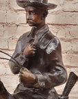 Trooper of the Plains Frederic Remington Bronze Western Art Sculpture 22" x 21"