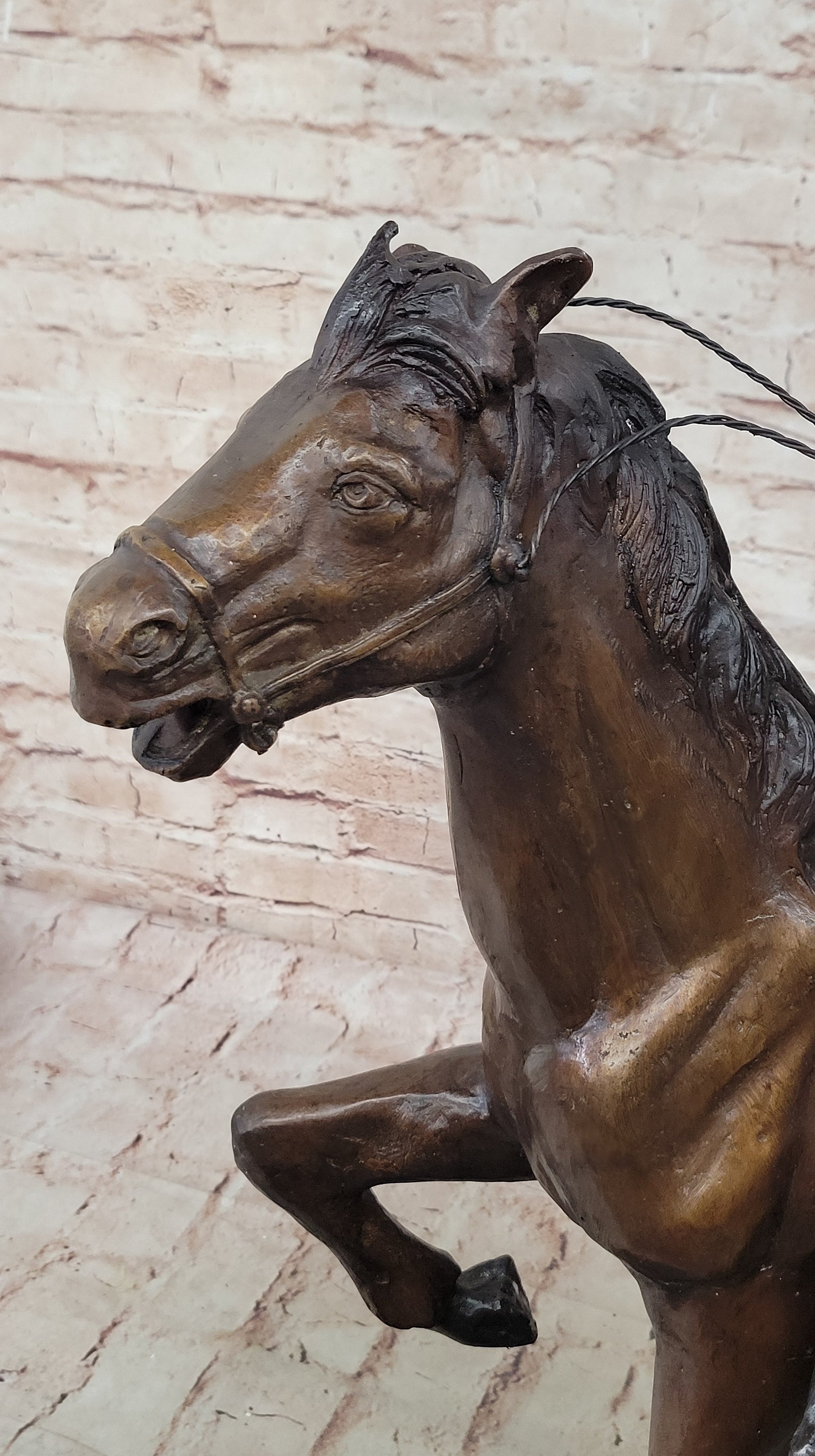 Trooper of the Plains Frederic Remington Bronze Western Art Sculpture 22&quot; x 21&quot;