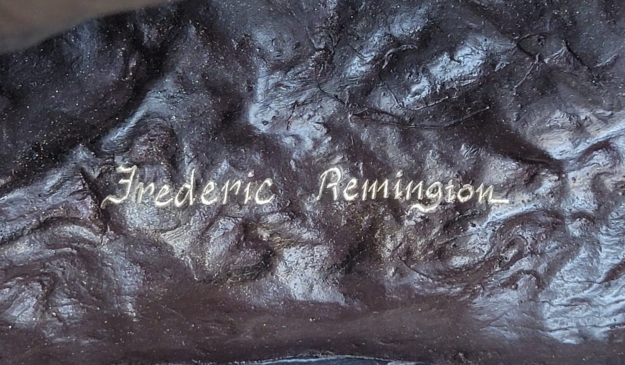 Frederic Remington Buffalo Hunt Bronze Sculpture Statue Native American Western Art Decor