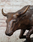 BOLTER Frederic Remington Western Bronze Statue Sculpture Cattle Drive 18" x 17"