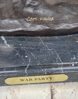 Carl Kauba Bronze War Party Native American Sculpture