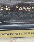 Cowboy with Rope on Horseback Country Western Bronze Sculpture Statue Frederic Remington