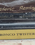 BRONCO TWISTER by Frederic Remington Western Cowboy Bronze Statue Sculpture 20" x 20"