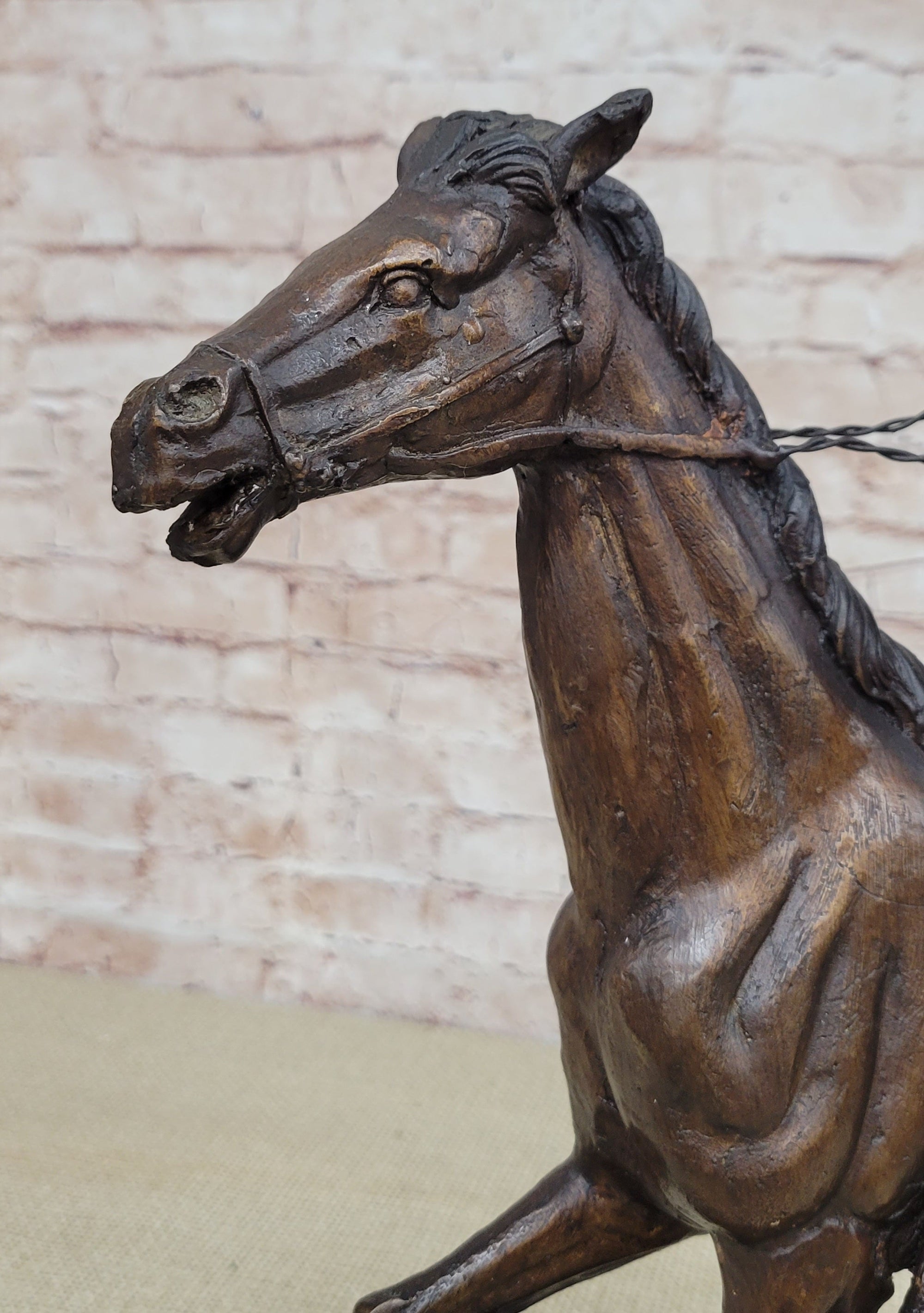 Trooper of the Plains by Frederic Remington Bronze Statue Sculpture Western 17&quot; x 19&quot;