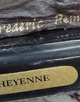CHEYENNE by Frederic Remington Native American Riding Horse Bronze Statue Sculpture 8" x 10"