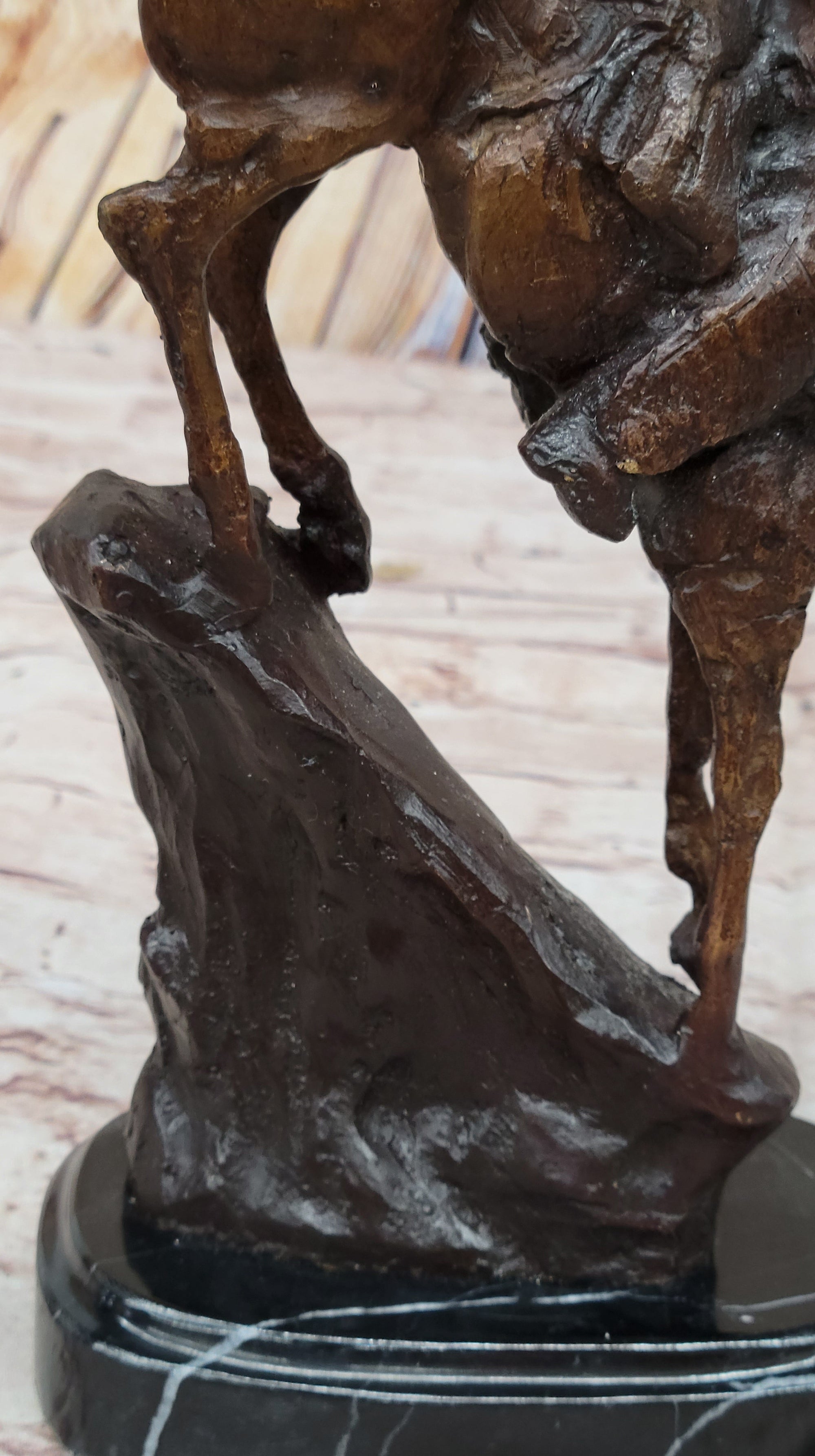 MOUNTAIN MAN Frederic Remington Bronze Statue Native American Sculpture 11&quot; x 9&quot;