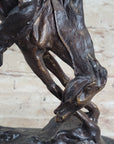 OUTLAW by Frederic Remington Western Bronze Statue Sculpture Cowboy Horse 10" x 9"