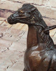 Will Rogers Cowboy on Horse Western Bronze Statue Sculpture Frederic Remington 9" x 8"